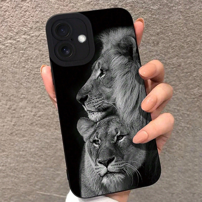 Xo Phone Accessories - Detailed and Perforated Colorful Lion Print