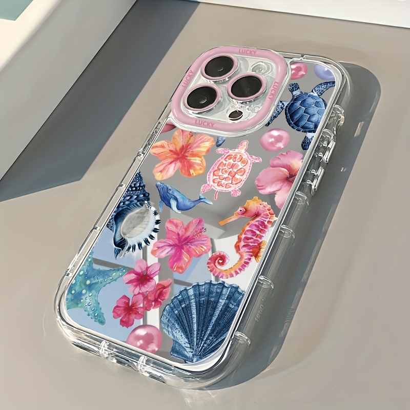Xo Phone Accessories - Marine Elements Sea Turtle Jellyfish Mirror