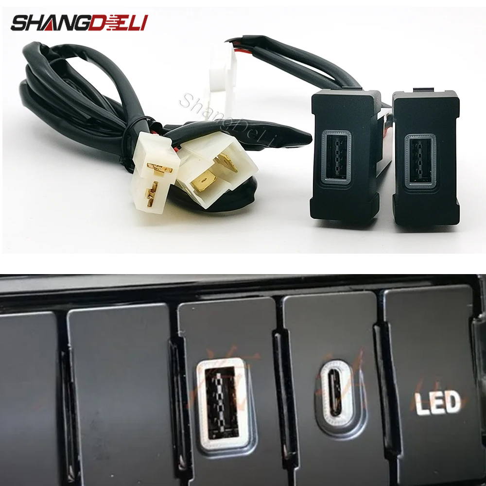 Phone Accessories Charger - 12V/24V Car QC3.0 USB Dual Charger