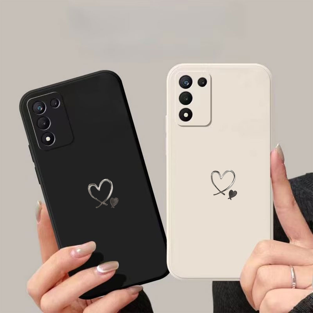 Samsung Accessories Phone - Love Heart Print Anti-Drop Phone Case