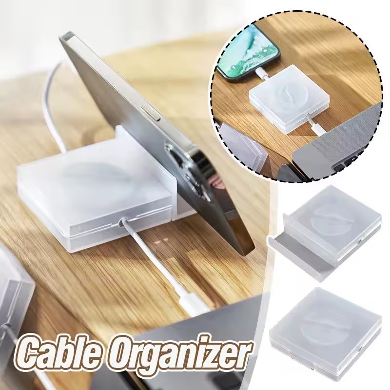 Phone Accessories Charger - Portable Transparent Cable Organizer Cord Management