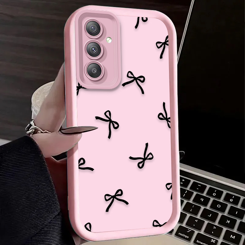Black Love Heart Bowknot Case  - Samsung Accessories Phone review and price
