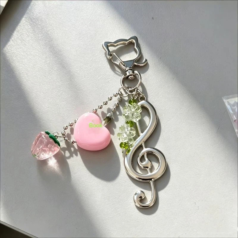 Cute Strawberry Star Keychain  - Phone Accessories For Teen Girls review and price