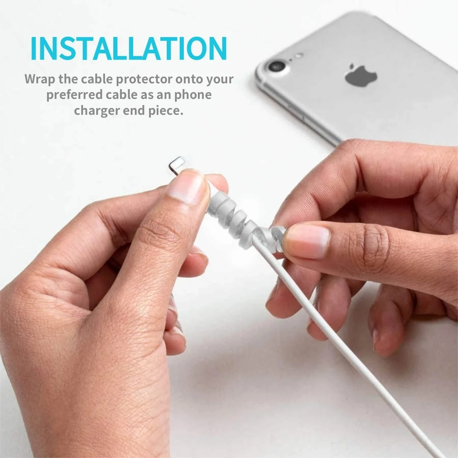 6/20pcs Cable Protector Silico - Phone Accessories Charger review and price
