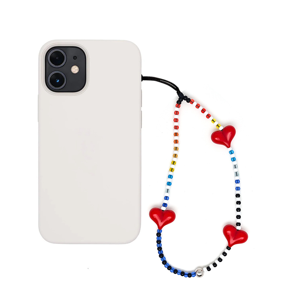 HERLOOK Y2K Beaded Heart Phone - Phone Accessories For Teen Girls review and price