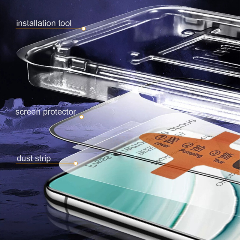 2PCS Transparent Tempered Glas - Phone Accessories Online Shop review and price