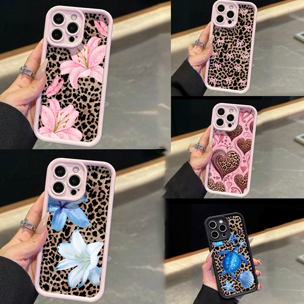 Pink Bow Lily Flower Leopard P - Xo Phone Accessories review and price
