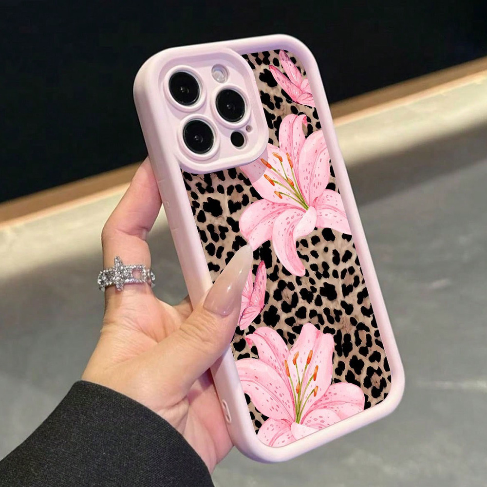 Pink Bow Lily Flower Leopard P - Xo Phone Accessories review and price