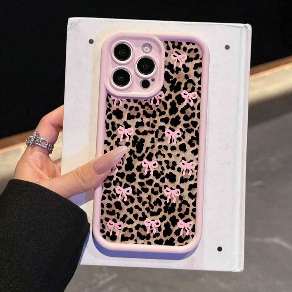 Pink Bow Lily Flower Leopard P - Xo Phone Accessories review and price
