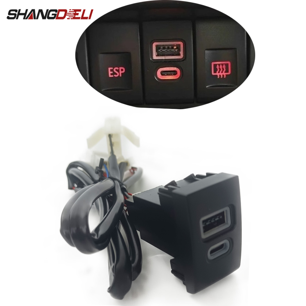 1PC Car Charger Socket QC3.0 D - Phone Accessories Charger review and price