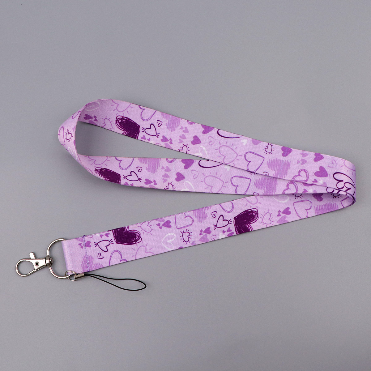 Cute Pink Heart Bow Floral Lan - Neck Hanging Phone Holder review and price