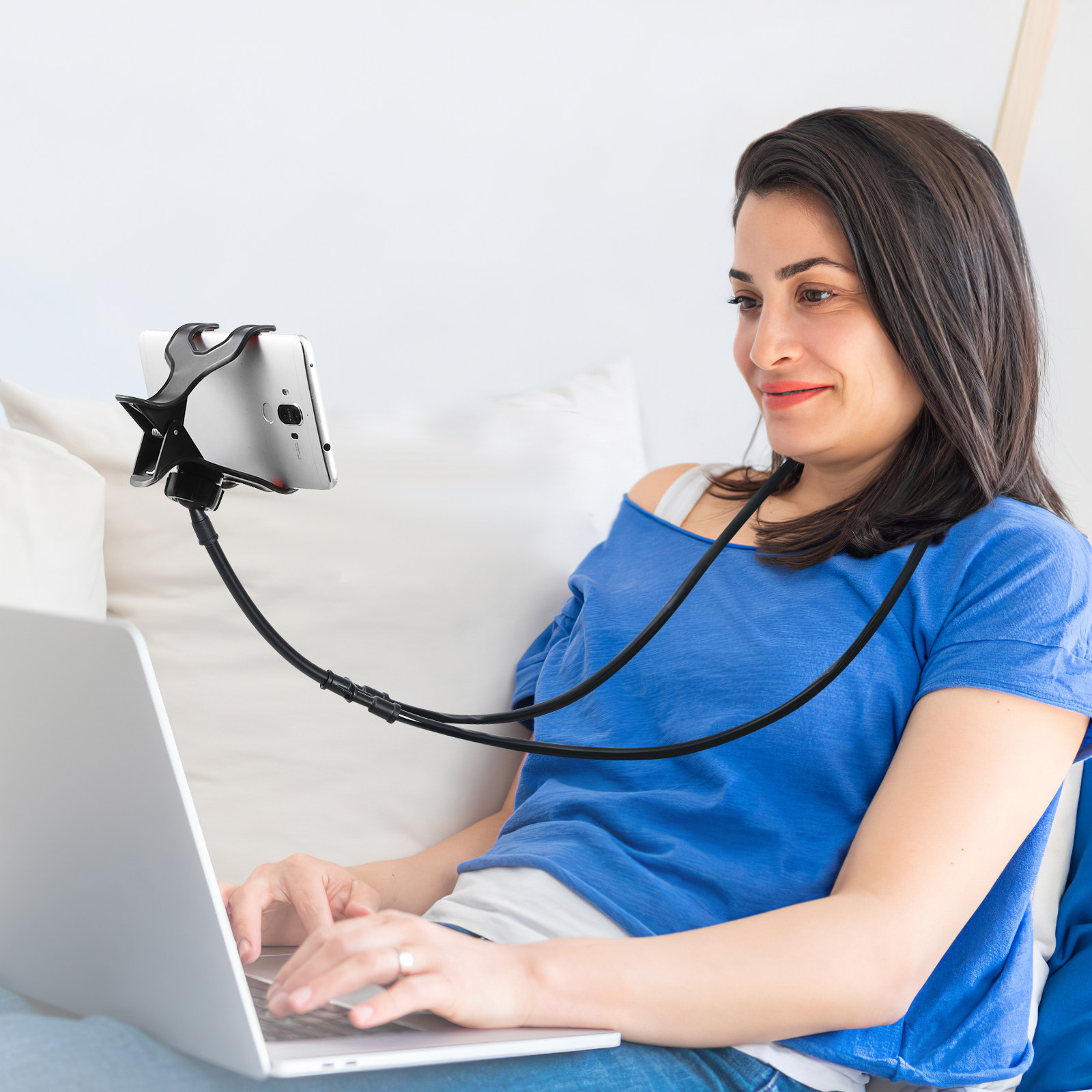1Pcs Flexible Neck Hanging Pho - Neck Hanging Phone Holder review and price