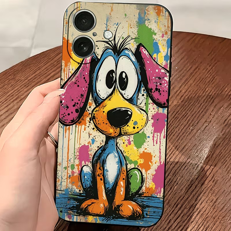 Graffiti Colored Puppy TPU Pho - Xo Phone Accessories review and price