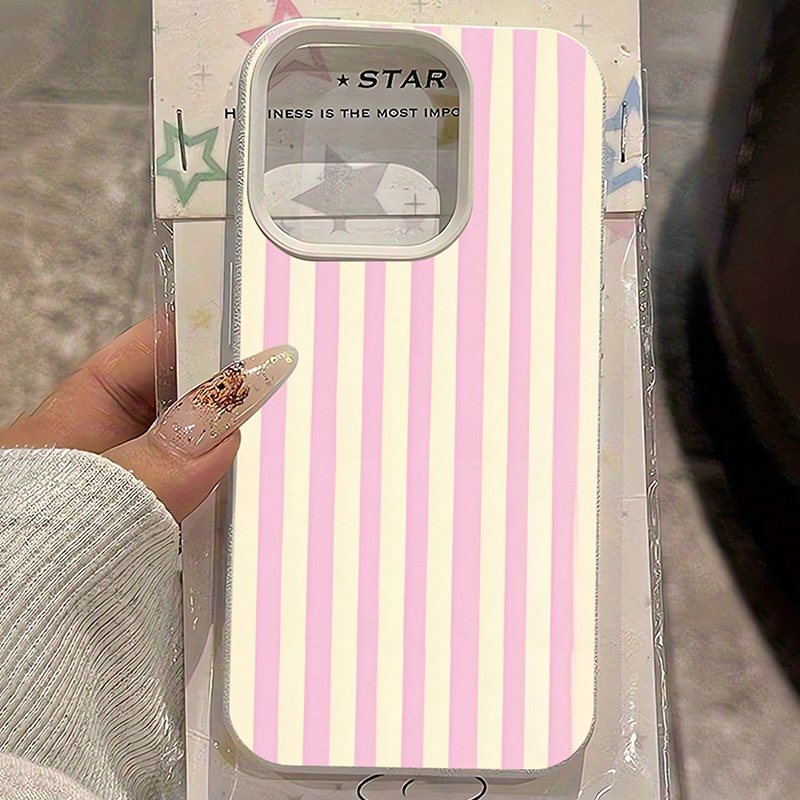 Simple Pink Vertical Striped L - Xo Phone Accessories review and price