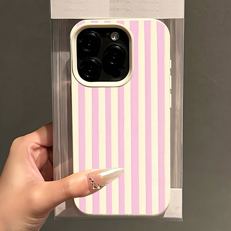 Simple Pink Vertical Striped L - Xo Phone Accessories review and price