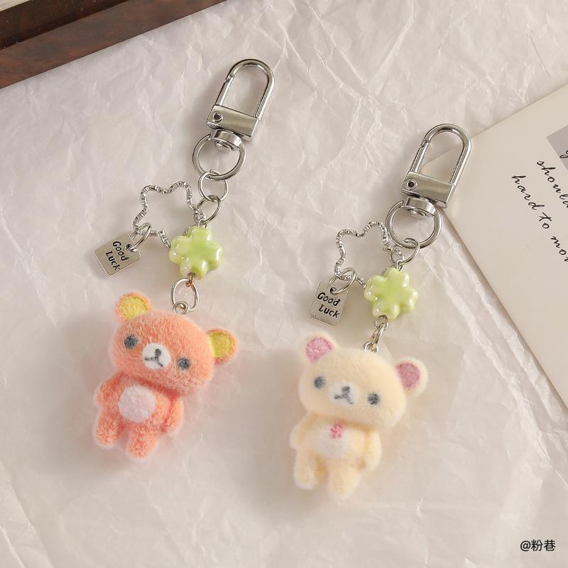 NEW Flocking Bear Phone Charm​ - Phone Accessories Ideas review and price