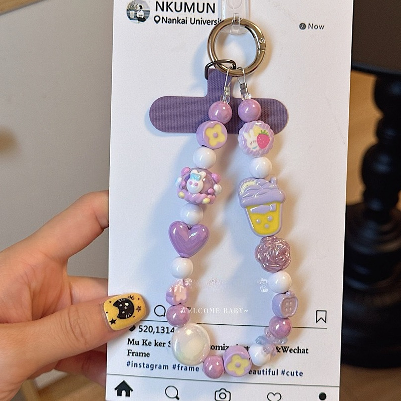 Dopamine Colorful Beaded Phone - Phone Accessories Ideas review and price