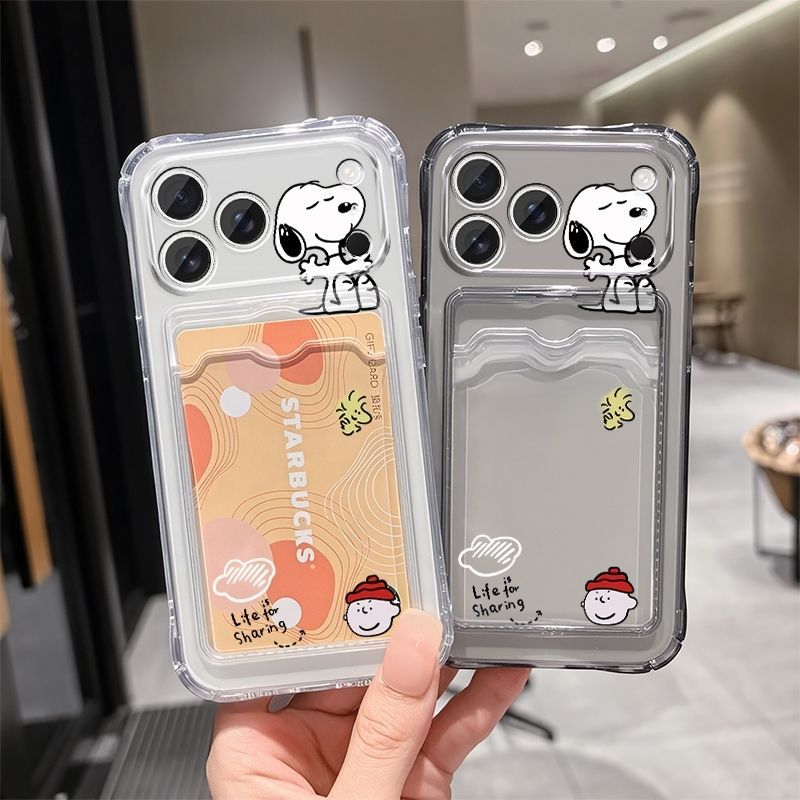 Anime Snoopy Soft Card Slot Po - Phone Accessories Supplier review and price
