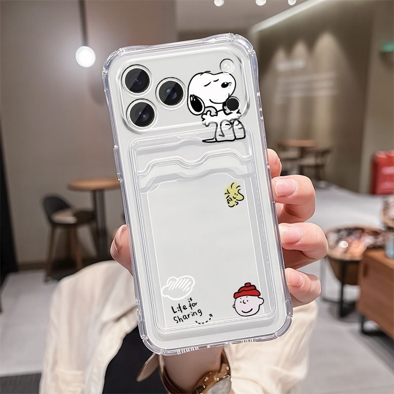 Anime Snoopy Soft Card Slot Po - Phone Accessories Supplier review and price