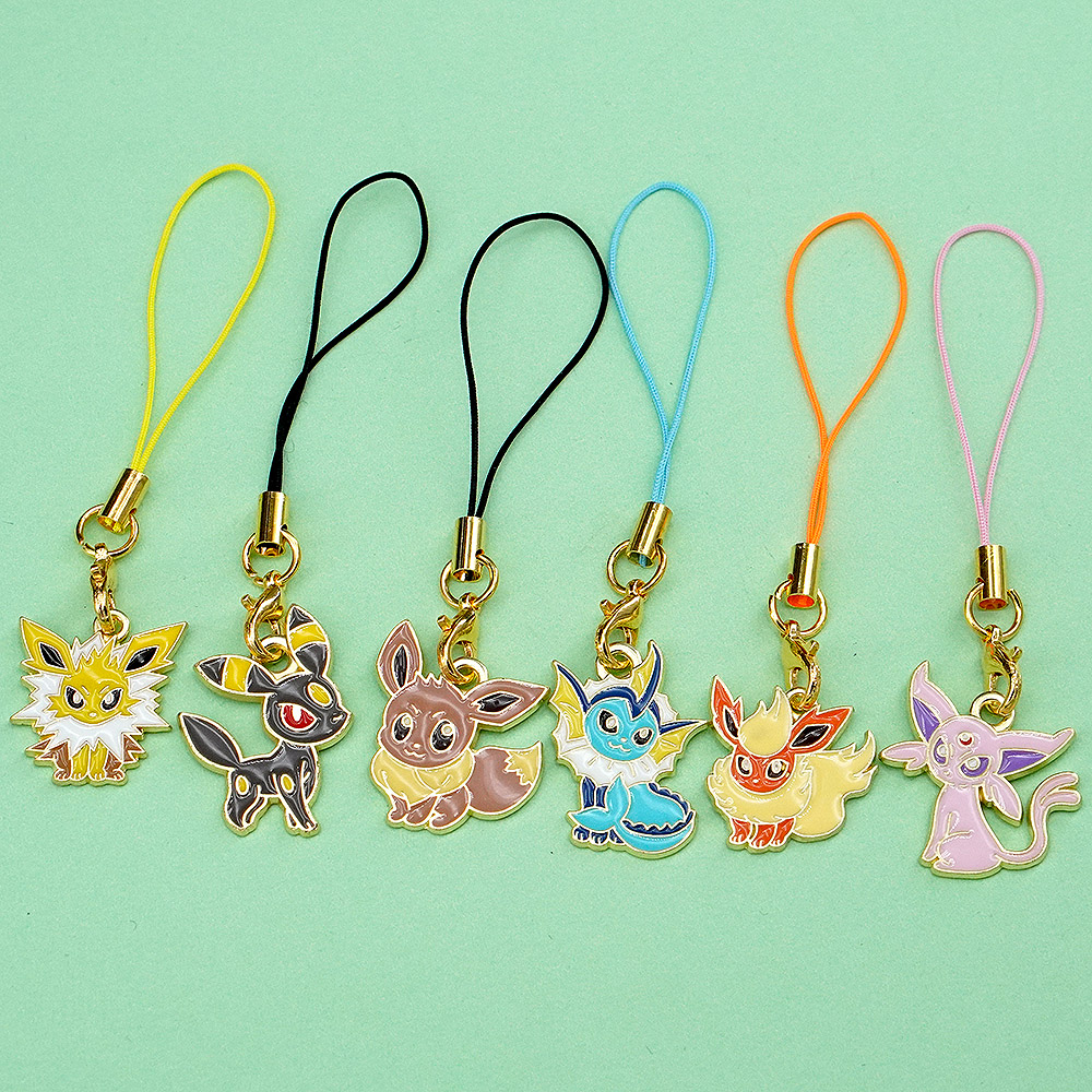 6Pcs Hot Anime Pokemon Eevee P - Phone Accessories Supplier review and price