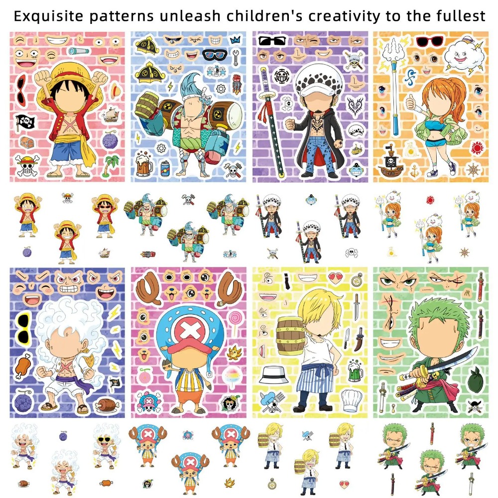8/16/24Sheets One Piece Luffy  - Phone Accessories Supplier review and price