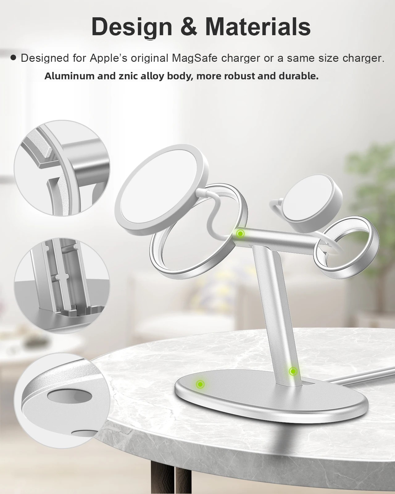 EWA 2-in-1 Desktop Phone Stand - Phone Accessories Charger review and price