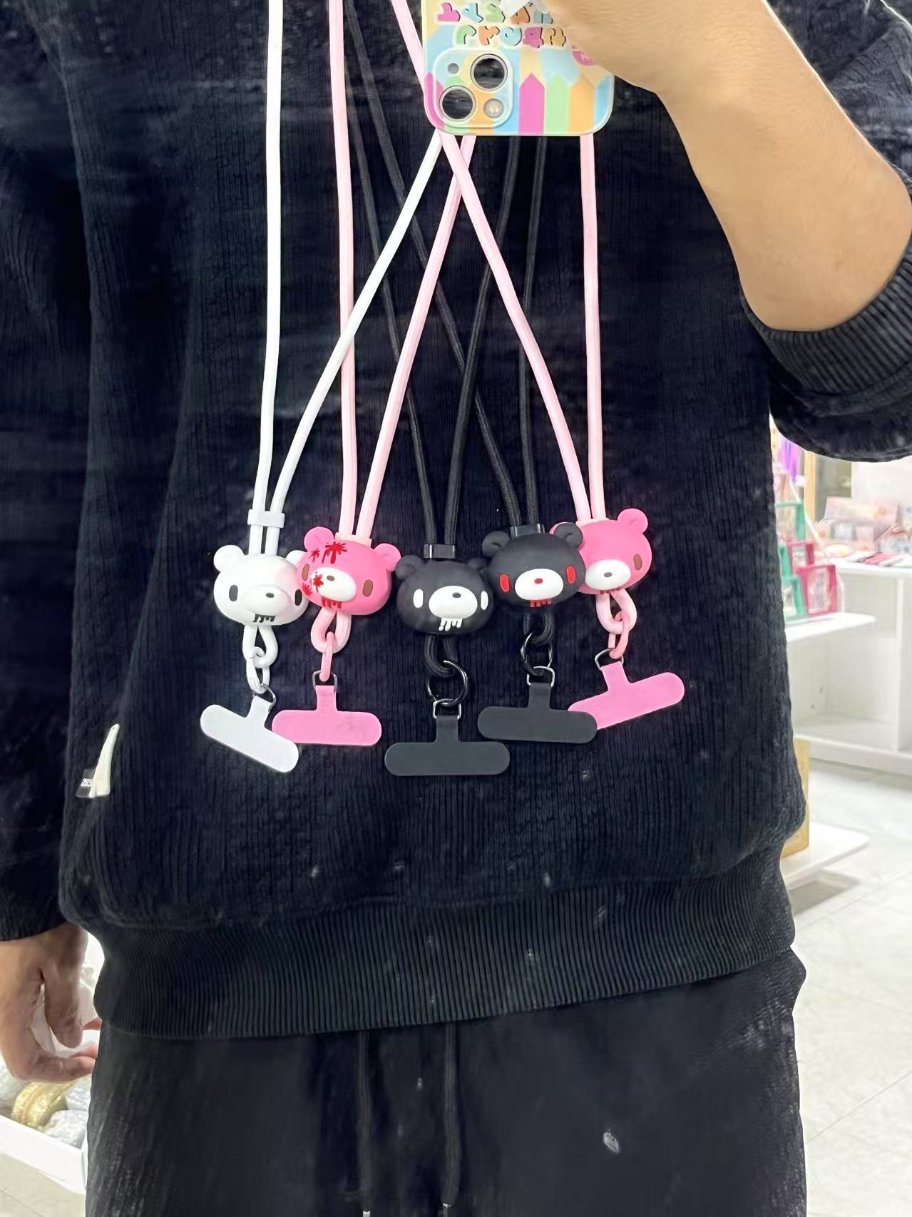 Cute&Edgy 3D Bear Phone Lanyar - Phone Accessories Ideas review and price