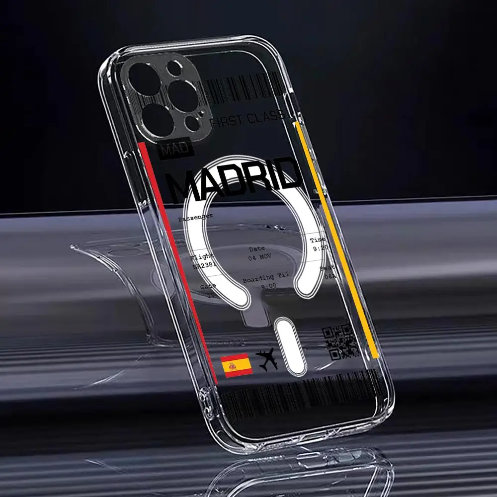 Travel Plane Ticket Spain Phon - Phone Accessories Magnetic review and price