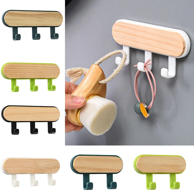 Wood Key Holder Hat Scarf Stor - Phone Accessories Hooks review and price