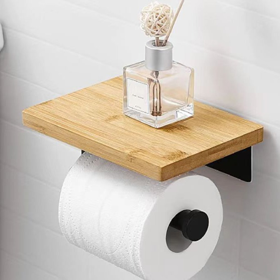 Solid Wood Paper Towel Holder  - Phone Accessories Hooks review and price