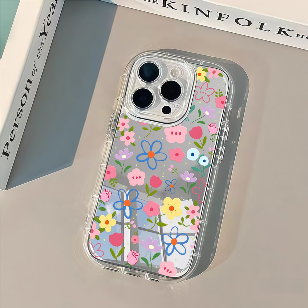 Korean Ins Style Floral Silver - Xo Phone Accessories review and price