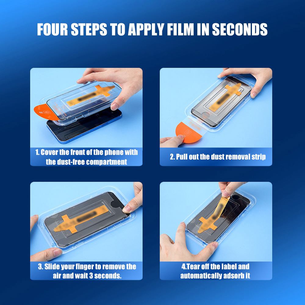 3PCS Dust-free Tempered Glass  - Phone Accessories Online Shop review and price