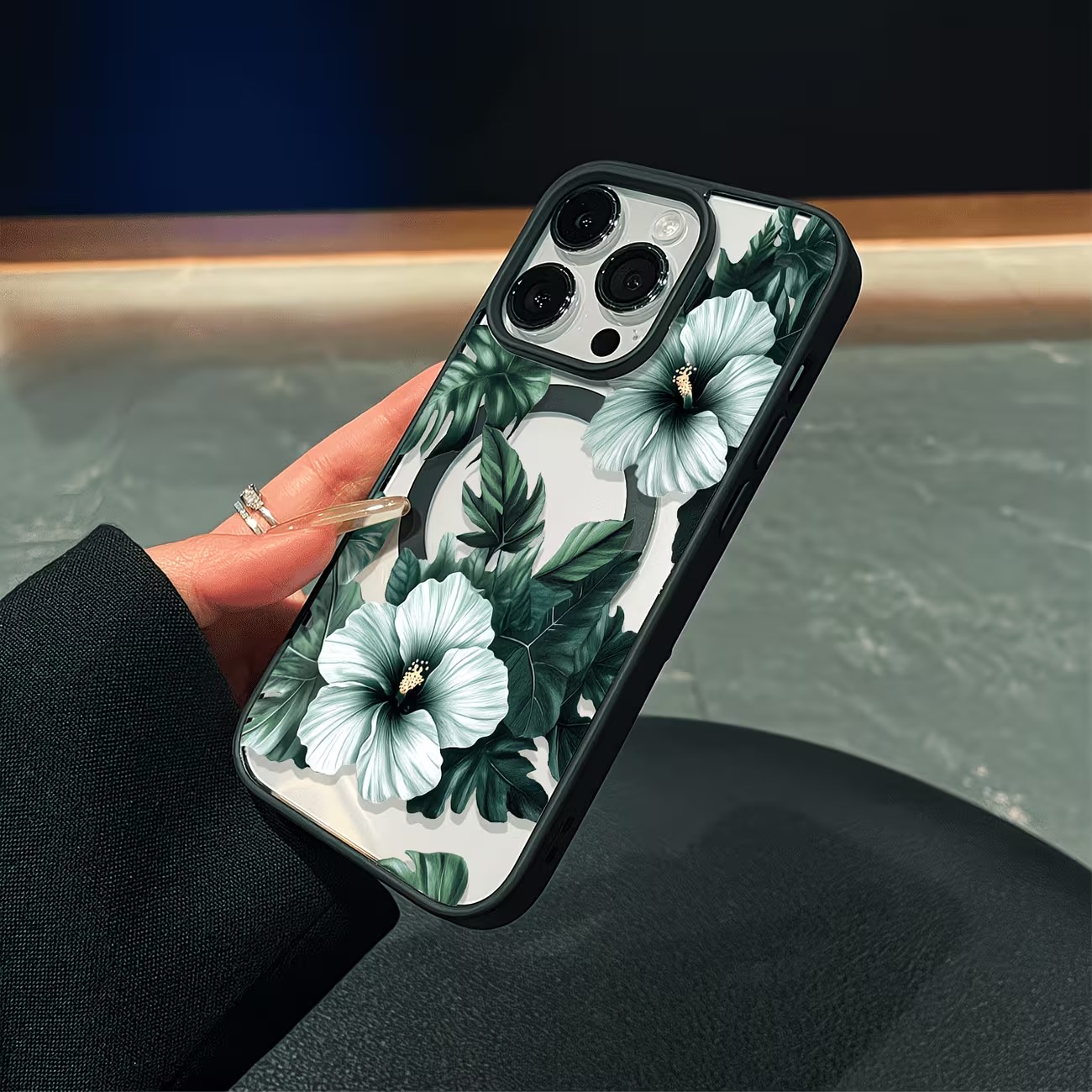 Green Floral Print Phone Case  - Xo Phone Accessories review and price